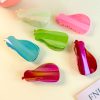 Iridescent Pear Shape Glossy Hair Claw Clips