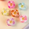 Iridescent Pearl Clover Hair Claws