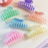 Iridescent Heart Bow Large Hair Claw