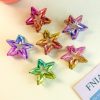 Metallic Gradient Star Hair Claw