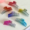 Chrome Gradient Hollow Large Hair Claws