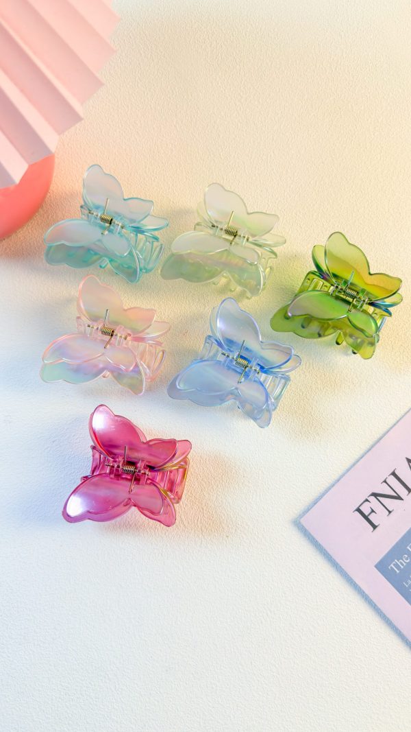 Luminous Butterfly Hair Claw