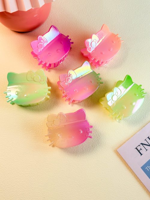 Sparkly Kitty Y2K Hair Claw