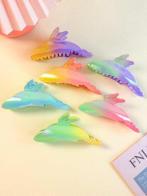 Rainbow Marine Animal Hair Claws