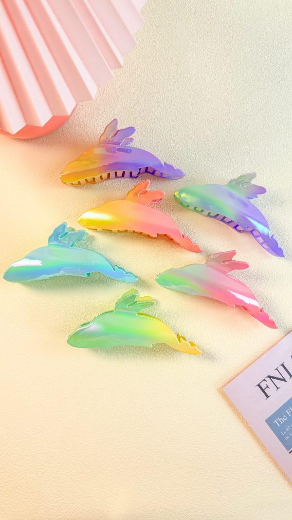 Rainbow Marine Animal Hair Claws