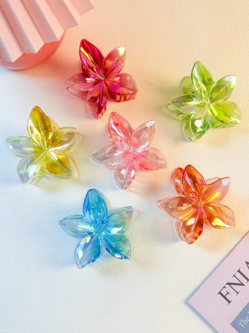 Crystal Clear Lily Hair Claw