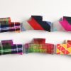 Mixed Geometric Plaid Hair Claw Clips