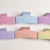 Pastel Bubble Pattern Hair Claw Clips