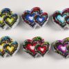 Pop Art Graffiti Heart Hair Claw Clips