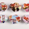 Cartoon Bunny & Fox Heart Hair Claws