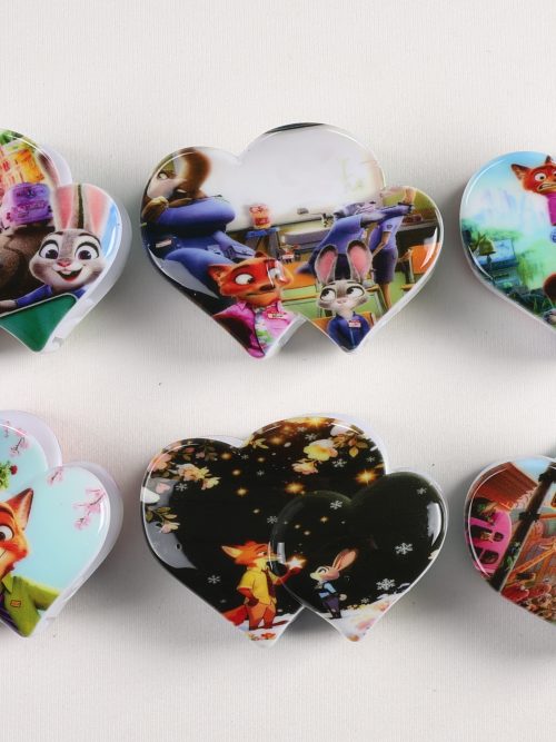 Zootopia All Scene Heart Hair Claw Clips