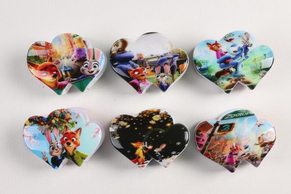 Zootopia All Scene Heart Hair Claw Clips