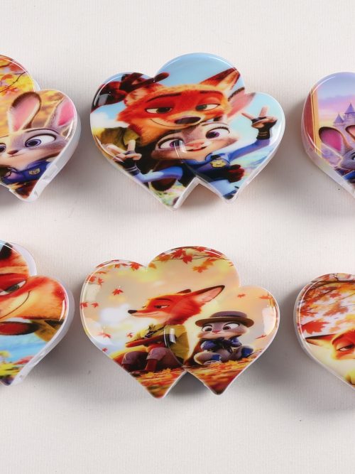 Autumn Zootopia Heart Cartoon Hair Claws