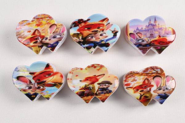 Autumn Zootopia Heart Cartoon Hair Claws