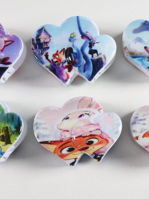 Zootopia All Scenes Heart Hair Claw Set