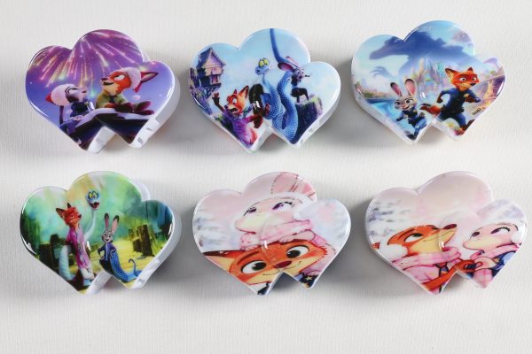 Zootopia All Scenes Heart Hair Claw Set