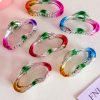 Iridescent Wavy Cloud Hollow Hair Claw