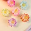 Pearlescent Gradient Daisy Hair Clips