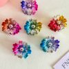 Rainbow Mirror Daisy Hair Clips