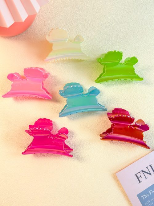 Cute Puppy Iridescent Hair Claw