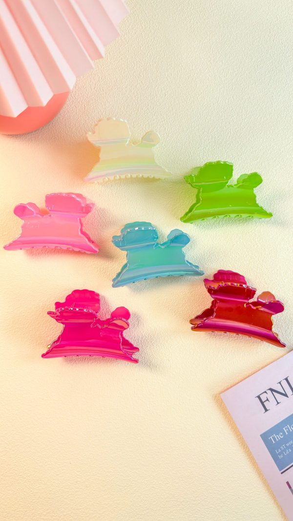 Cute Puppy Iridescent Hair Claw
