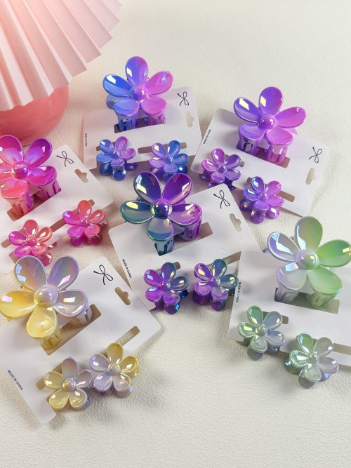 Gradient Aesthetic Daisy Hair Claw