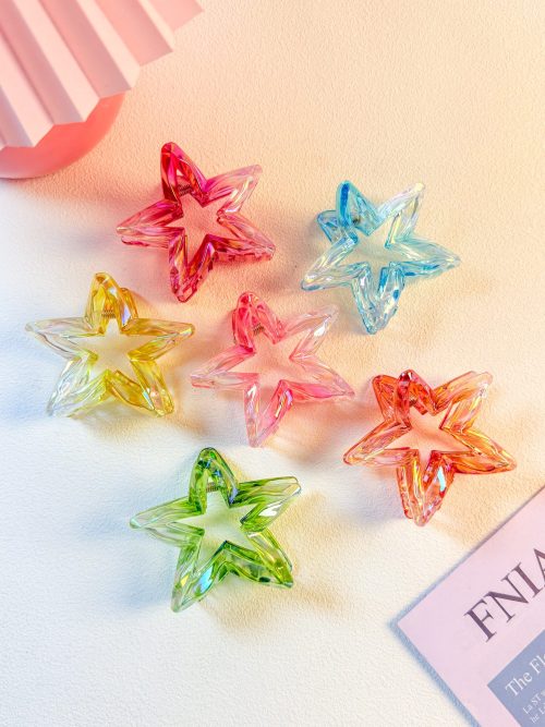 Iridescent Star Hair Claw