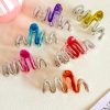 Irregular Wave Hollow Hair Clips