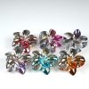 Shiny Flower Metal Hair Clips