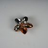 Shiny Flower Metal Hair Clips