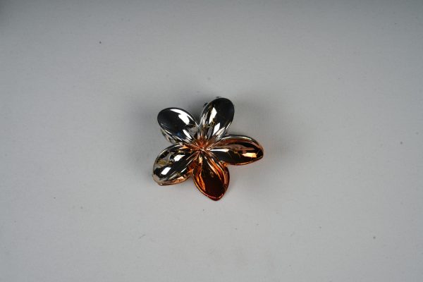 Shiny Flower Metal Hair Clips