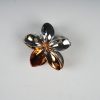 Shiny Flower Metal Hair Clips
