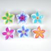 Gradient Tropical Plumeria Flower Hair Claws