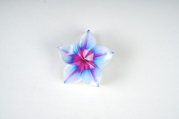 Colorful Floral Resin Hair Clips
