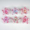 Transparent Floral Cherry Claw