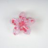 Transparent Floral Cherry Claw