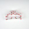 Vintage Plaid Dot Hair Claw
