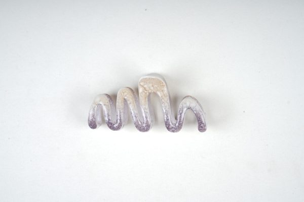 Marble Texture Wave Hair Claw