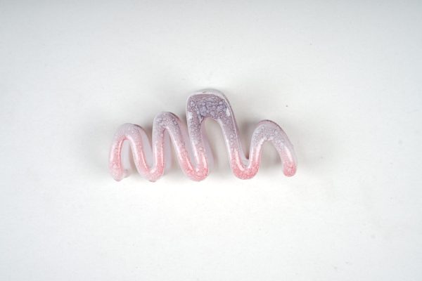 Marble Texture Wave Hair Claw