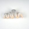 Marble Texture Wave Hair Claw