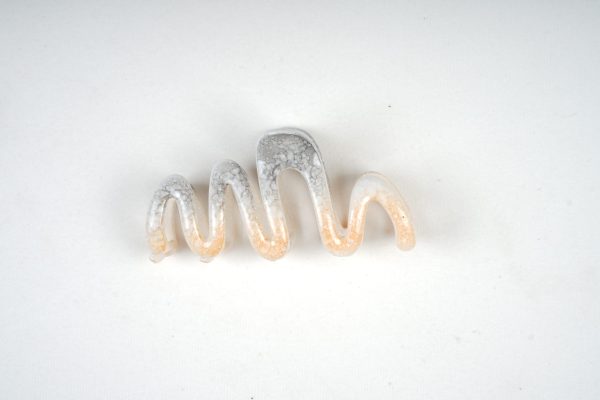 Marble Texture Wave Hair Claw