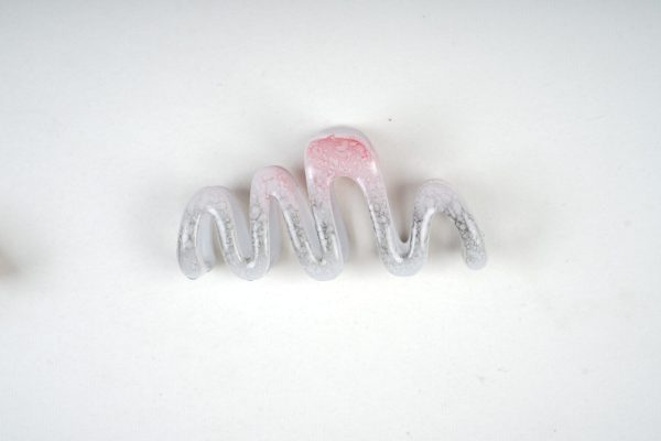 Marble Texture Wave Hair Claw