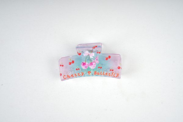 Cherry Butterfly Gradient Claw