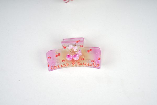 Cherry Butterfly Gradient Claw