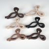 Matte Solid Bow Knot Large Hair Claw Clips