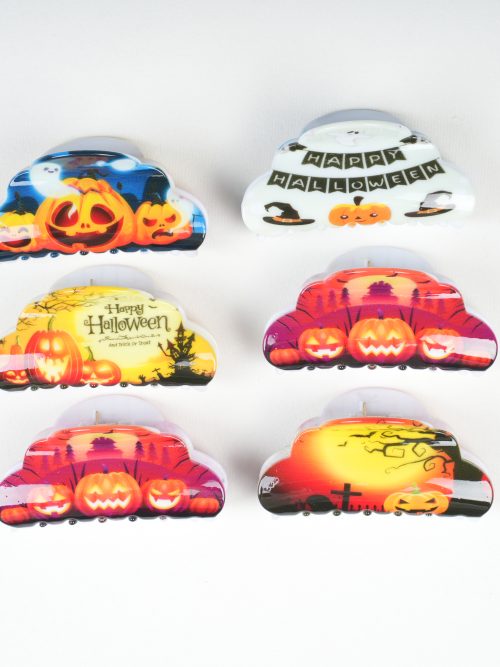Halloween Pumpkin Ghost Festival Hair Claw Clips