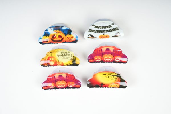 Halloween Pumpkin Ghost Festival Hair Claw Clips