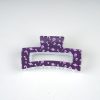 Pumpkin Print Rectangular Claw