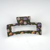 Pumpkin Print Rectangular Claw