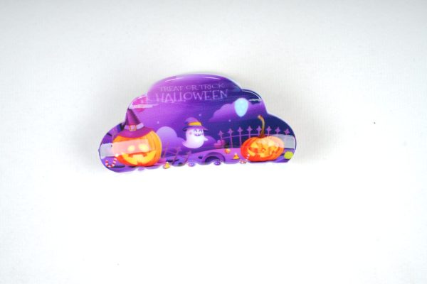 Ghost Cloud Halloween Hair Claw